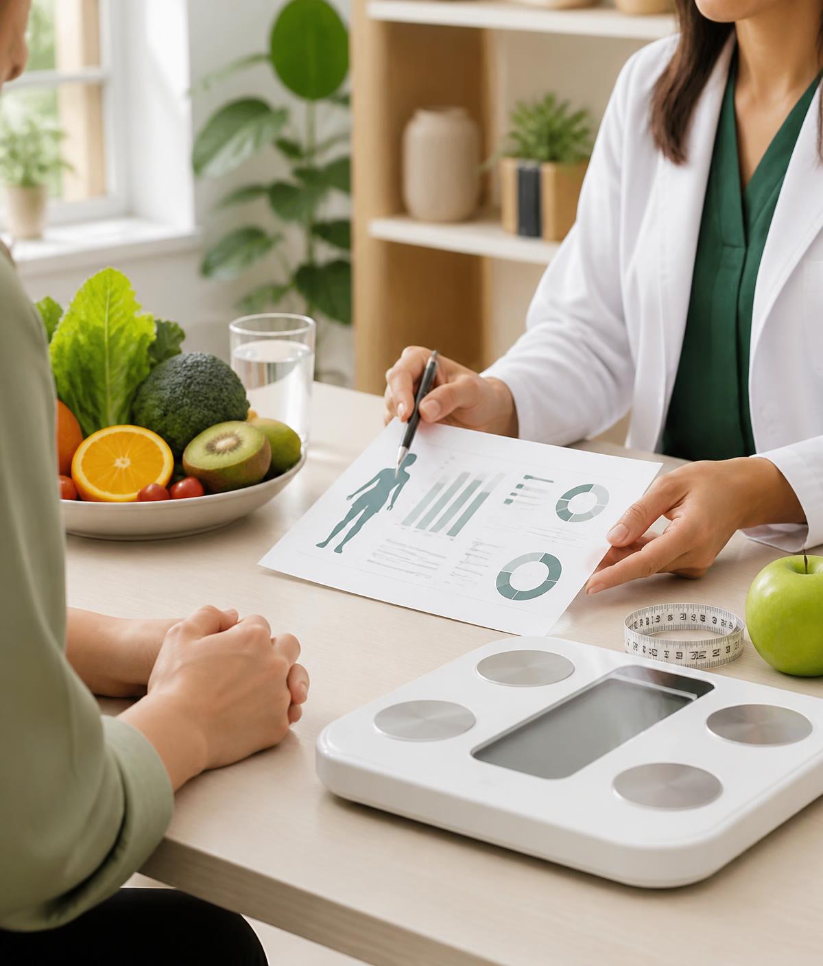 Consulta de nutrição com avaliação de composição corporal na Formma Plena